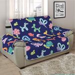 Animal Balloon Pattern Print Half Sofa Protector