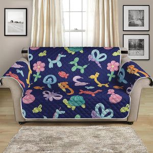 Animal Balloon Pattern Print Loveseat Protector