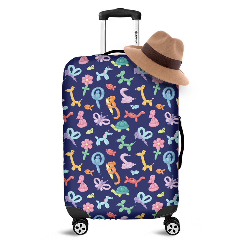 Animal Balloon Pattern Print Luggage Cover