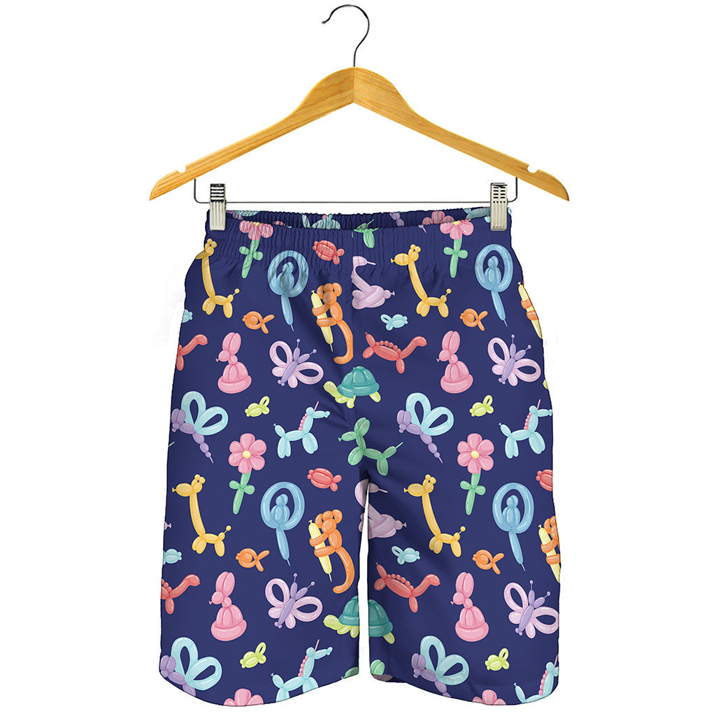 Animal Balloon Pattern Print Men's Shorts