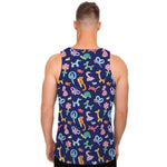 Animal Balloon Pattern Print Men's Tank Top