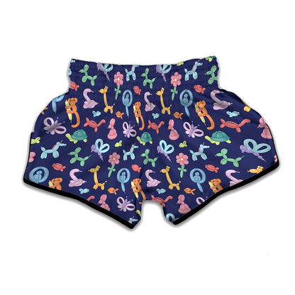 Animal Balloon Pattern Print Muay Thai Boxing Shorts