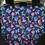 Animal Balloon Pattern Print Pet Car Back Seat Cover