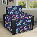 Animal Balloon Pattern Print Recliner Protector