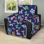 Animal Balloon Pattern Print Recliner Protector