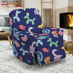 Animal Balloon Pattern Print Recliner Slipcover