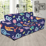 Animal Balloon Pattern Print Sofa Slipcover