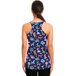 Animal Balloon Pattern Print Women's Racerback Tank Top
