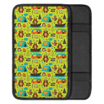Animal Camping Pattern Print Car Center Console Cover