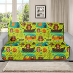 Animal Camping Pattern Print Futon Protector