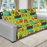 Animal Camping Pattern Print Futon Protector