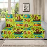 Animal Camping Pattern Print Futon Protector