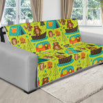 Animal Camping Pattern Print Futon Protector