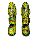 Animal Camping Pattern Print Muay Thai Shin Guard