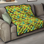 Animal Camping Pattern Print Quilt