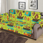 Animal Camping Pattern Print Sofa Protector