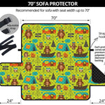 Animal Camping Pattern Print Sofa Protector