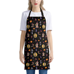 Animal Wizard Pattern Print Apron