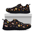 Animal Wizard Pattern Print Black Running Shoes
