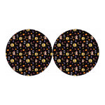 Animal Wizard Pattern Print Car Coasters