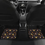 Animal Wizard Pattern Print Front and Back Car Floor Mats