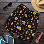 Animal Wizard Pattern Print Men's Shorts