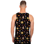Animal Wizard Pattern Print Men's Tank Top
