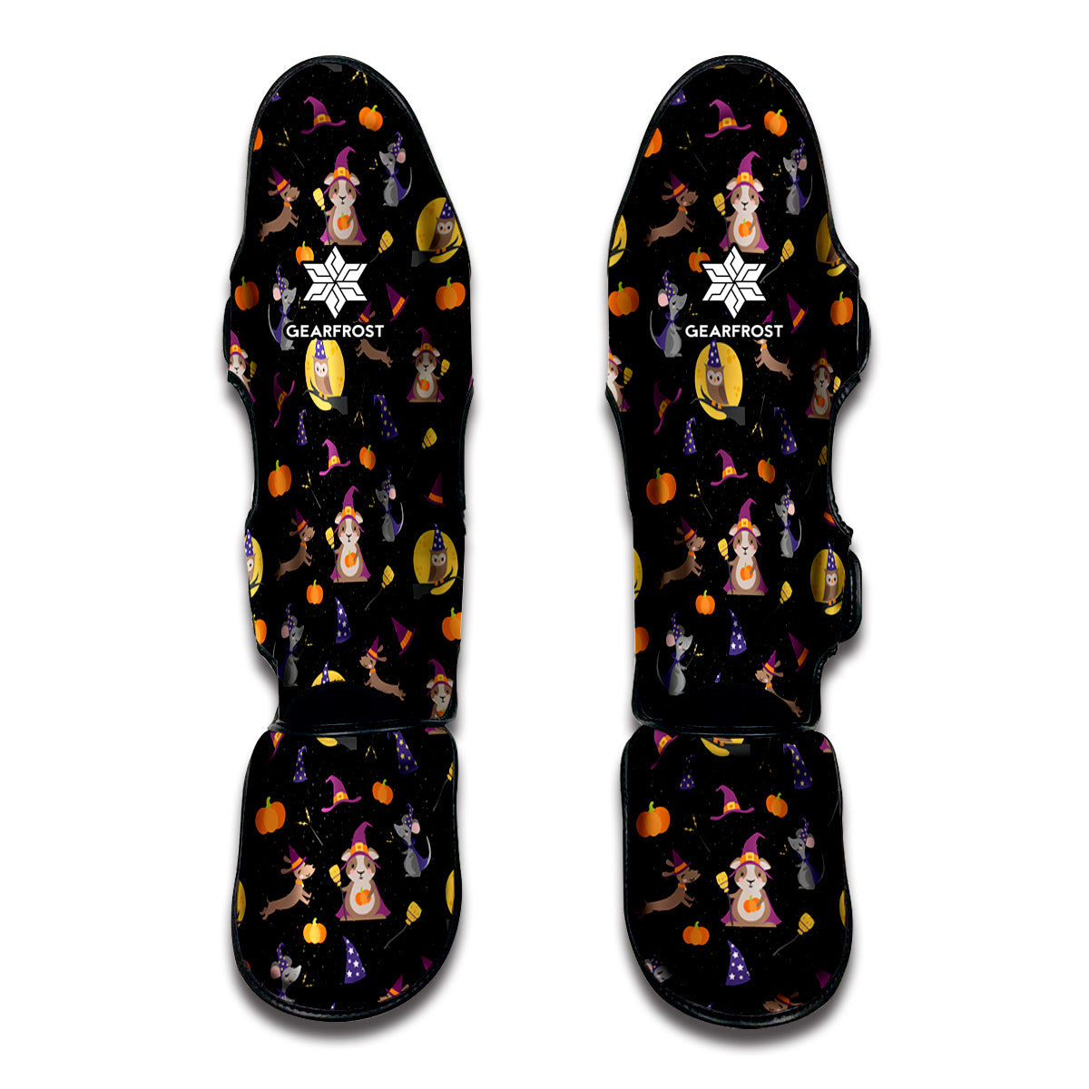 Animal Wizard Pattern Print Muay Thai Shin Guard