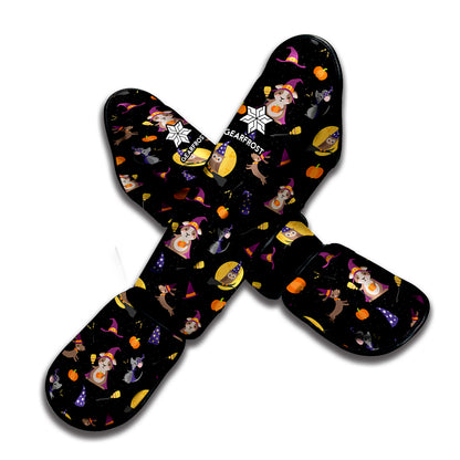 Animal Wizard Pattern Print Muay Thai Shin Guard