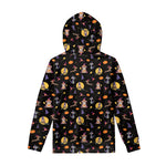 Animal Wizard Pattern Print Pullover Hoodie