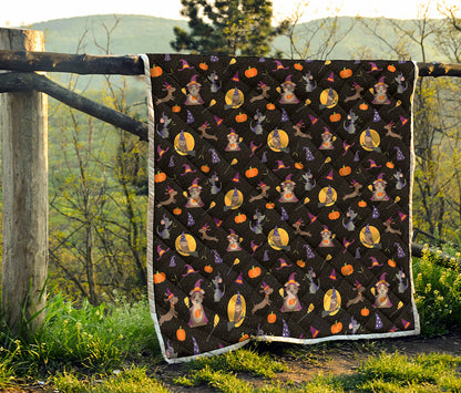 Animal Wizard Pattern Print Quilt