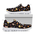 Animal Wizard Pattern Print White Running Shoes