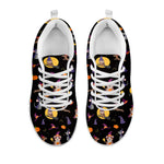 Animal Wizard Pattern Print White Sneakers