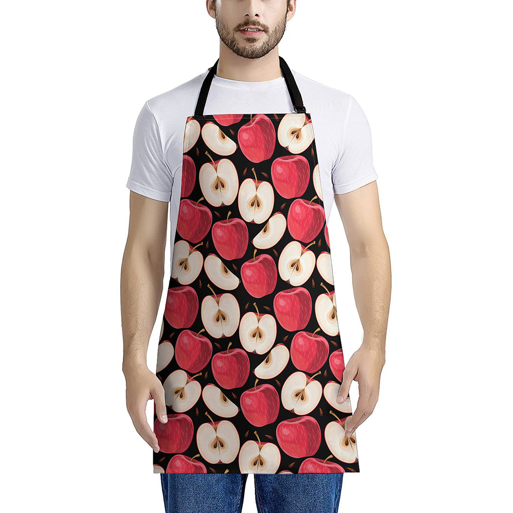 Apple Pattern Print Apron