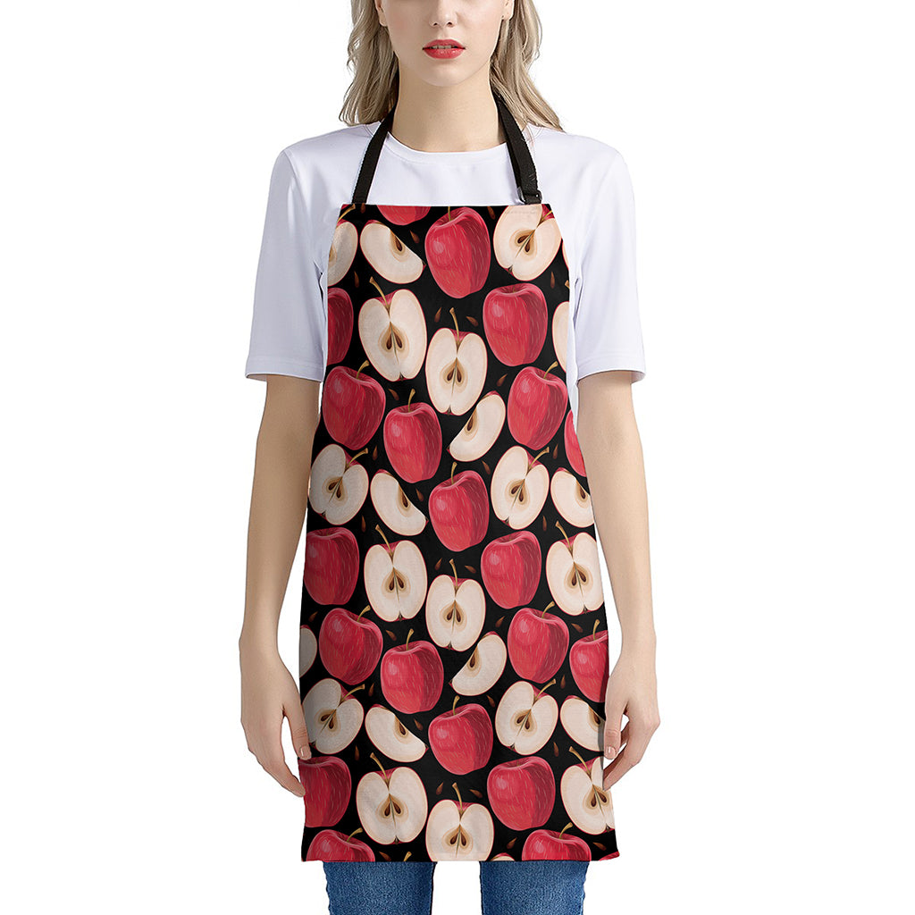 Apple Pattern Print Apron