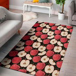 Apple Pattern Print Area Rug