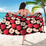 Apple Pattern Print Beach Sarong Wrap