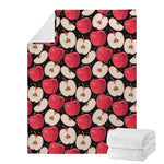 Apple Pattern Print Blanket