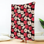Apple Pattern Print Blanket