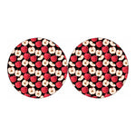 Apple Pattern Print Car Coasters