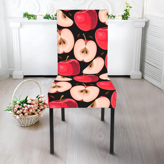 Apple Pattern Print Dining Chair Slipcover