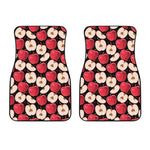 Apple Pattern Print Front Car Floor Mats
