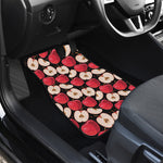 Apple Pattern Print Front Car Floor Mats