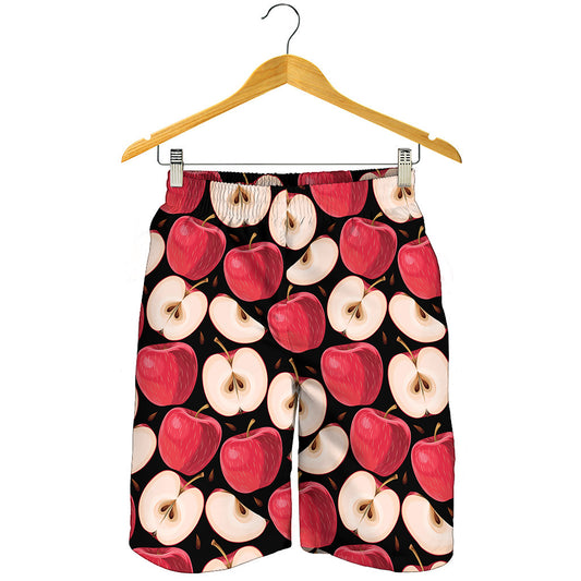 Apple Pattern Print Men's Shorts