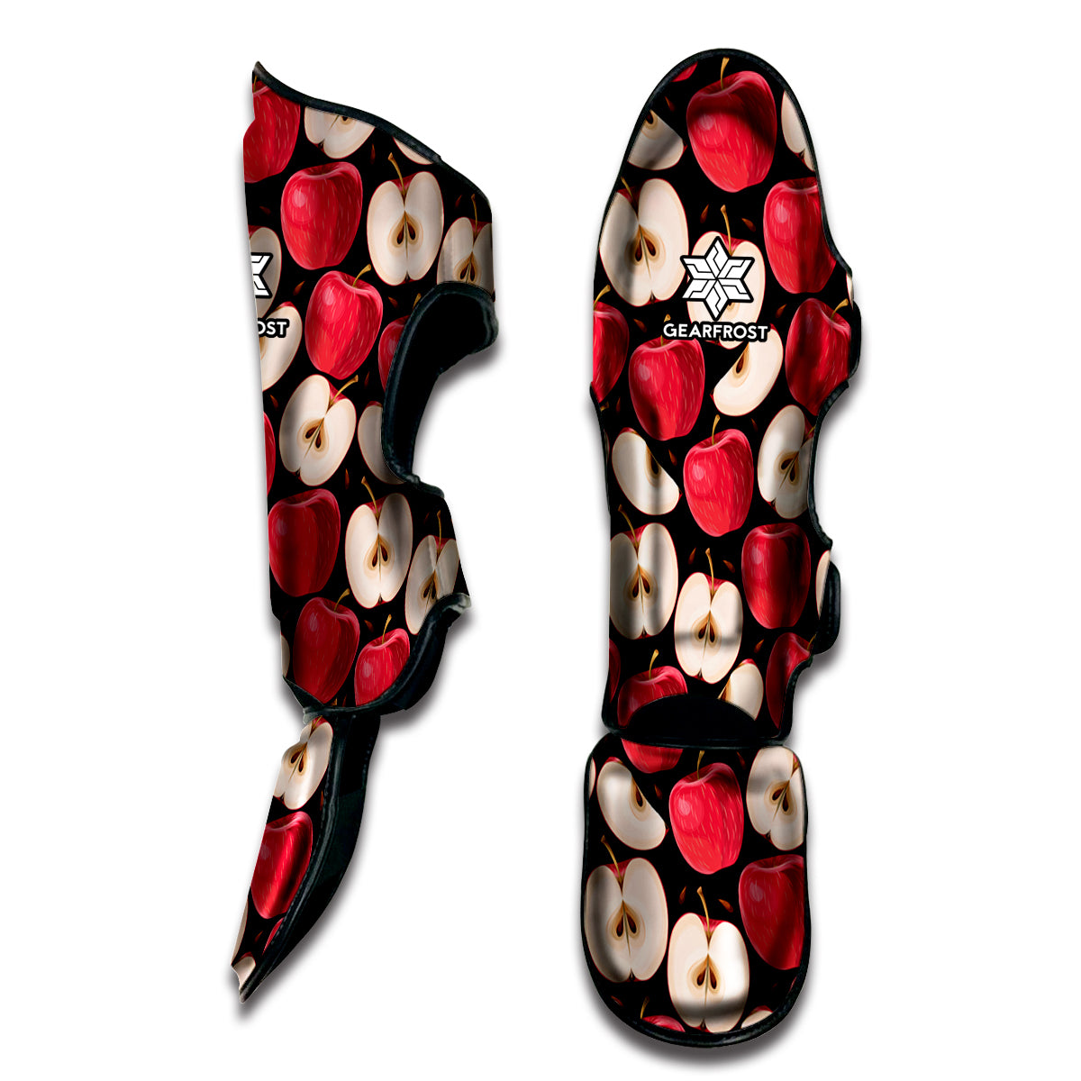 Apple Pattern Print Muay Thai Shin Guard