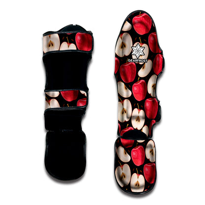 Apple Pattern Print Muay Thai Shin Guard