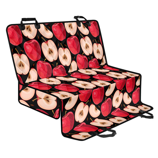 Apple Pattern Print Pet Car Back Seat Cover