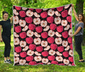 Apple Pattern Print Quilt