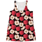 Apple Pattern Print Women's Racerback Tank Top