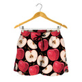 Apple Pattern Print Women's Shorts